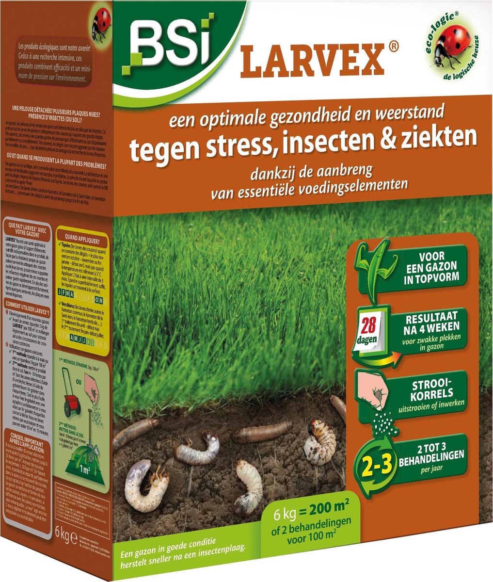 Bsi Larvex 200 m2 - Gewasbescherming - 6 kg