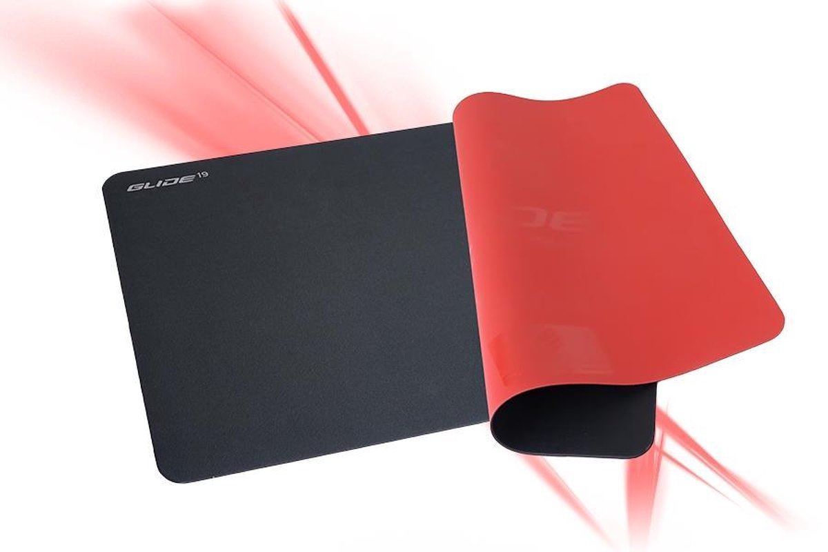 MadCatz G.L.I.D.E. 19 Gaming muismat Zwart, - Rood