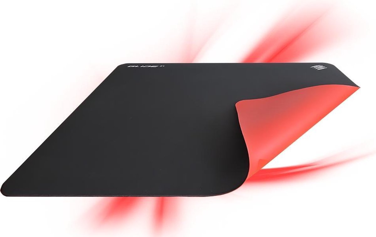 MadCatz G.L.I.D.E. 21 Gaming muismat Zwart, - Rood