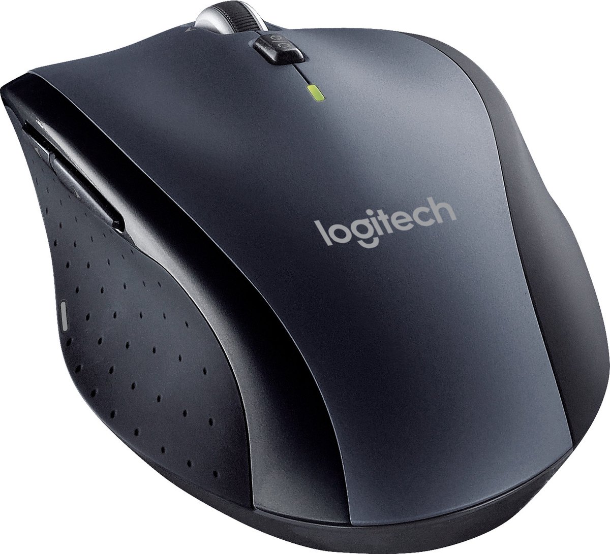 Logitech M705 Marathon WiFi-muis Radiografisch Laser Ergonomisch, Zilver - Bruin