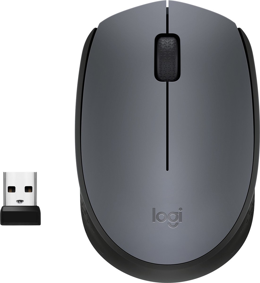 Logitech M170 WiFi-muis Radiografisch Optisch Grijs, - Zwart