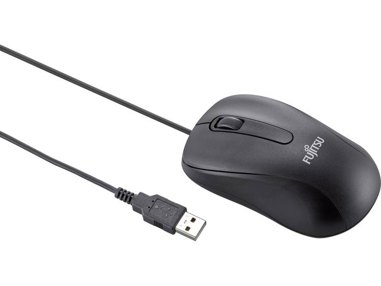 Fujitsu M520 WiFi-muis USB Optisch - Zwart