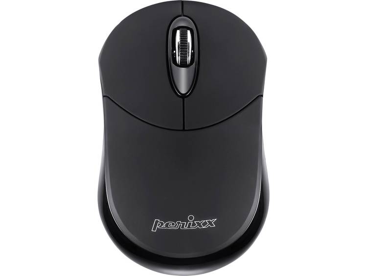 Perixx PERIMICE-802 WiFi-muis Bluetooth Optisch - Zwart
