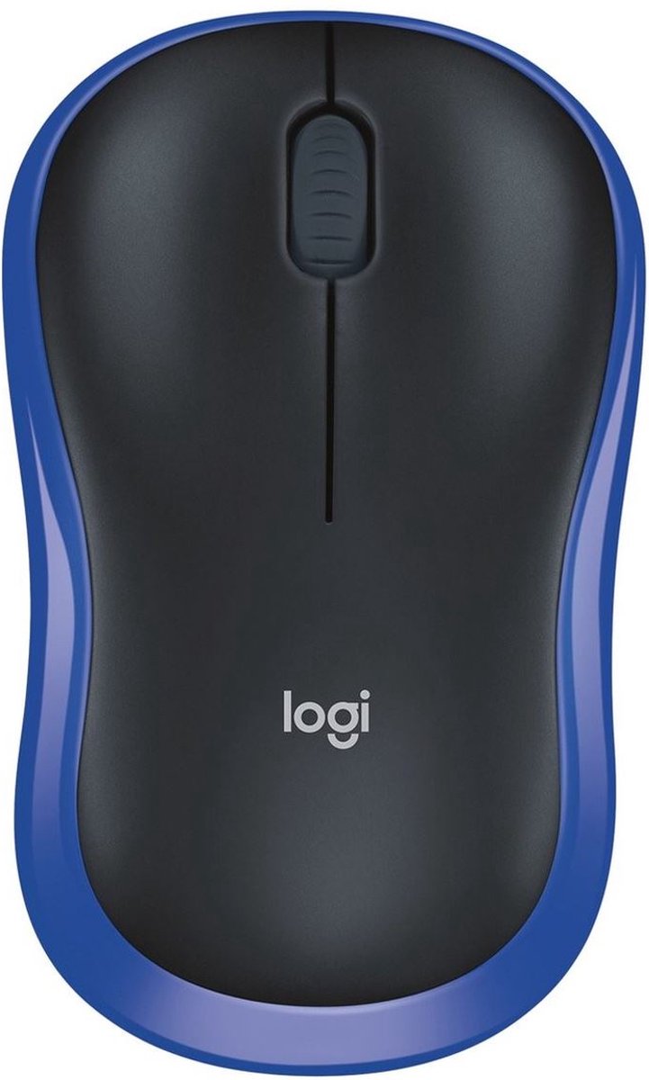 Logitech M185 WiFi-muis Radiografisch Optisch - Blauw