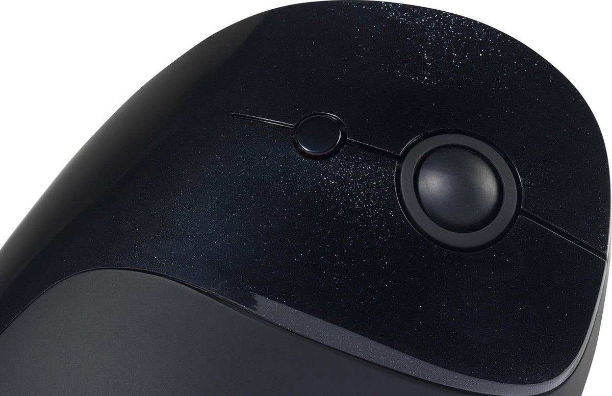 PRF Ergonomische muis Radiografisch Optisch - Zwart