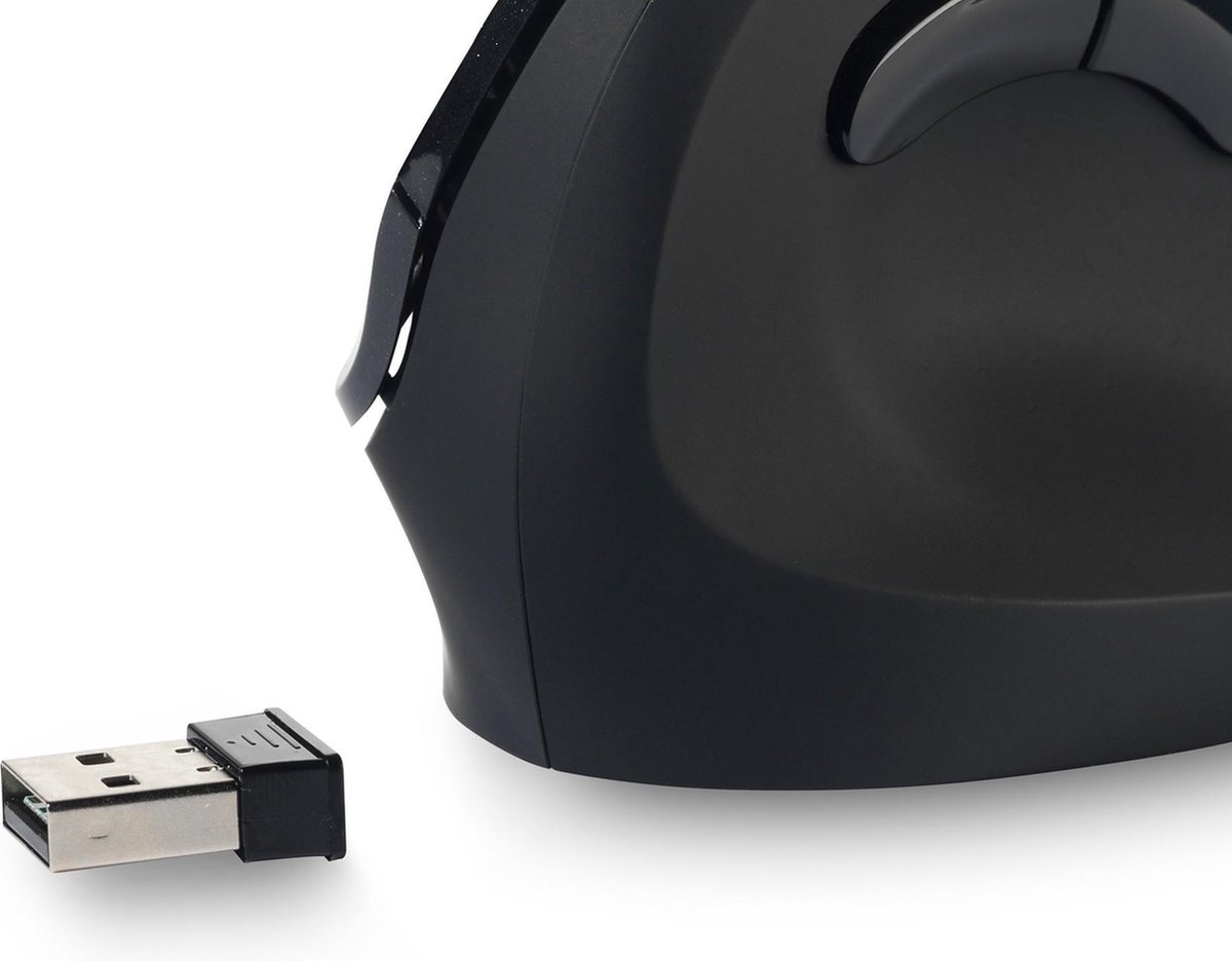 PRF Ergonomische muis Radiografisch Optisch - Zwart