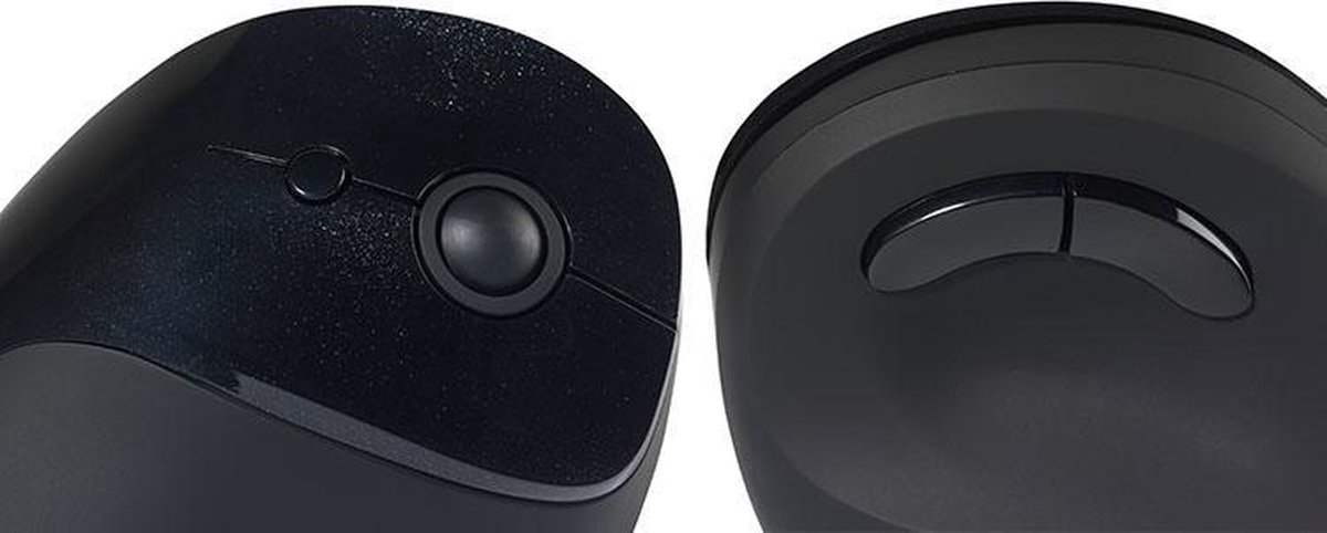 PRF Ergonomische muis Radiografisch Optisch - Zwart