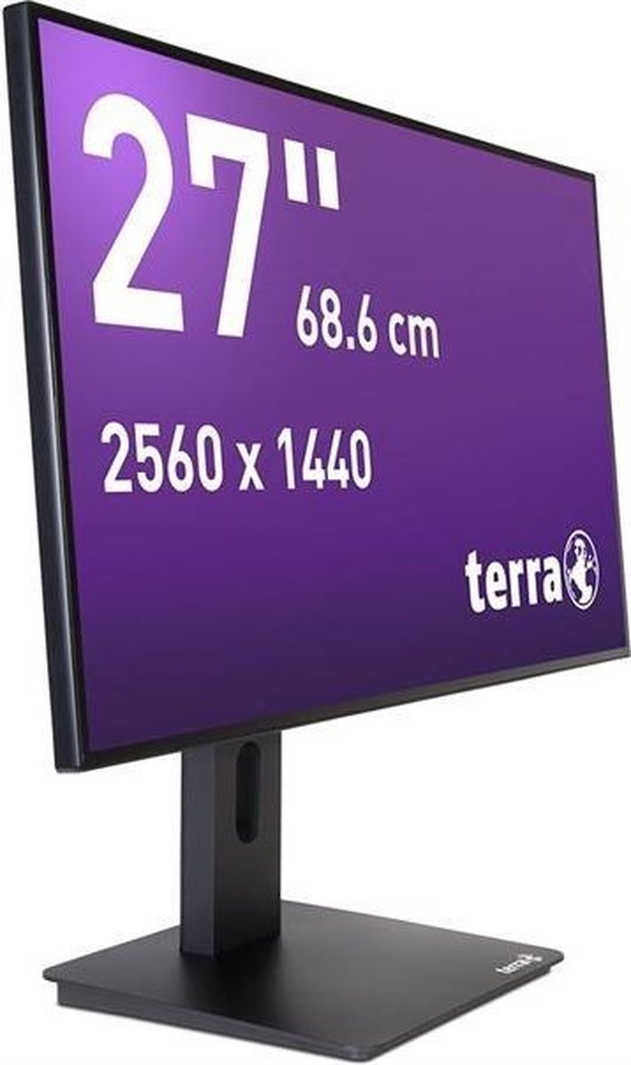 Terra LED 2766W PV LED-monitor 68.6 cm (27 inch) Energielabel A+ (A++ - E) 2560 x 1440 pix UWQHD 5 ms Audio-Line-in, DVI, DisplayPort, HDMI, Hoofdtelefoon (3.5