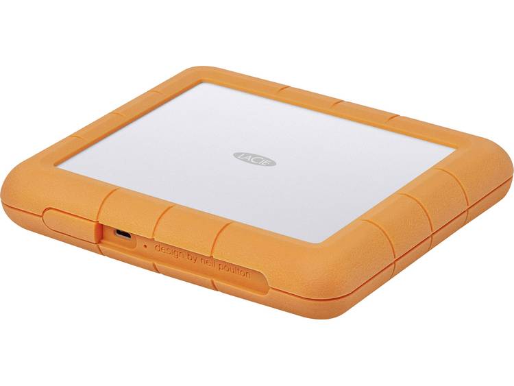 Lacie STHT8000800 Rugged RAID Shuttle Externe harde schijf (3.5 inch) 8 TB Zilver, USB-C USB 3.1 - Oranje