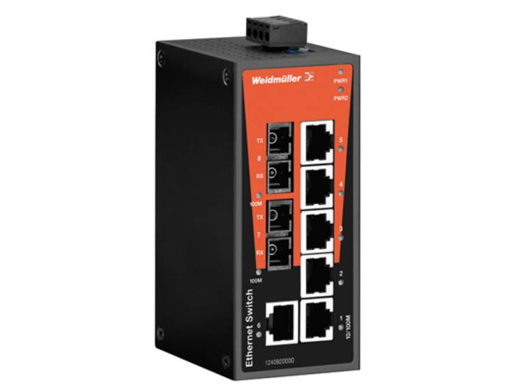 Weidmüller IE-SW-BL08T-6TX-2SC Industrial Ethernet Switch