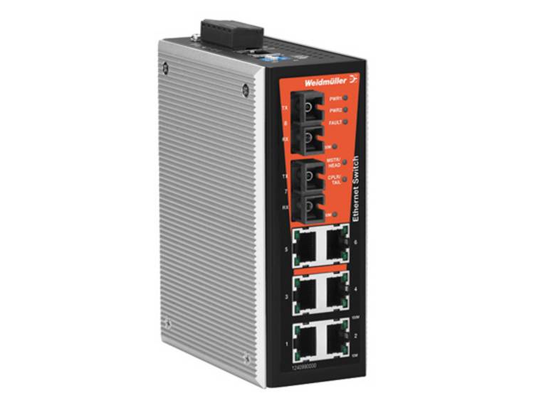 Weidmüller IE-SW-VL08MT-6TX-2ST Industrial Ethernet Switch