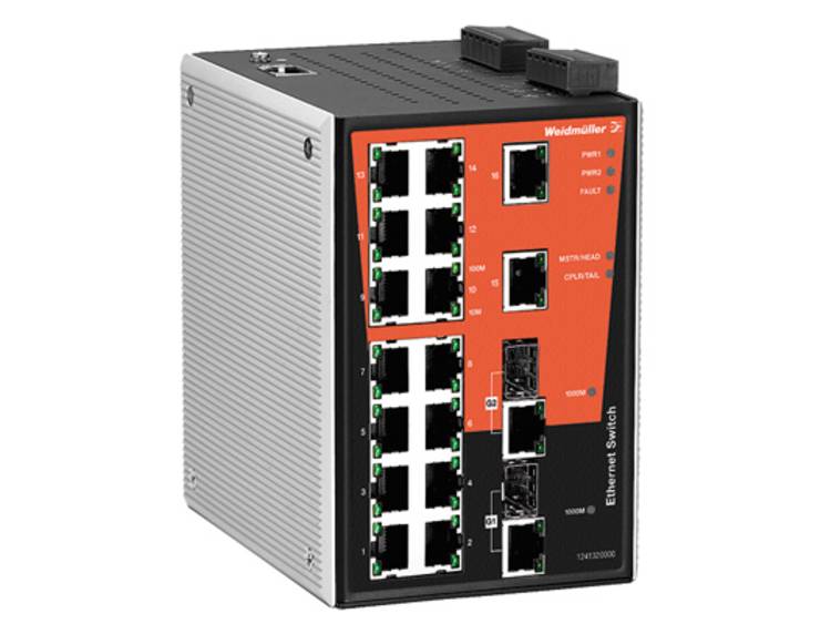 Weidmüller IE-SW-PL18M-2GC-16TX Industrial Ethernet Switch