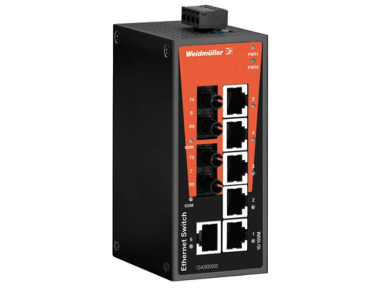 Weidmüller IE-SW-BL08T-6TX-2ST Industrial Ethernet Switch