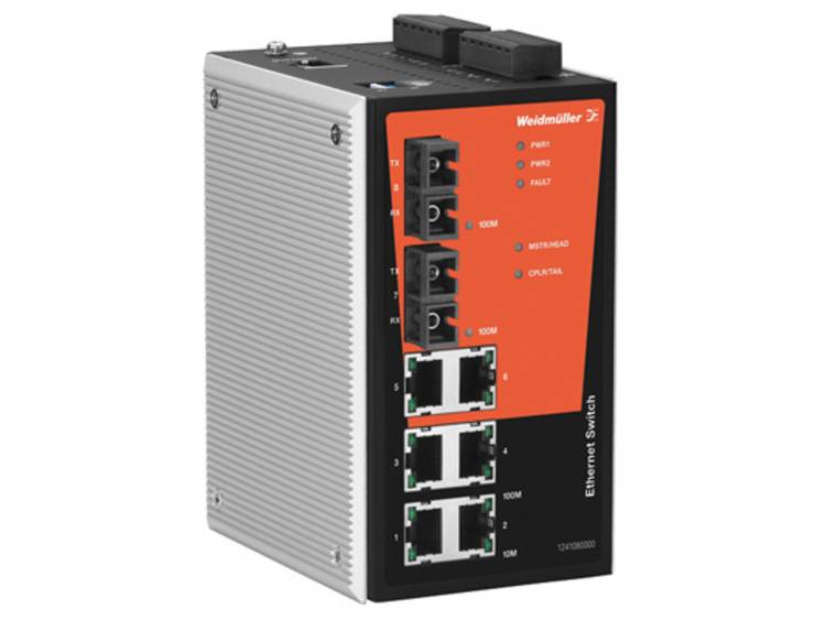 Weidmüller IE-SW-PL08MT-6TX-2ST Industrial Ethernet Switch