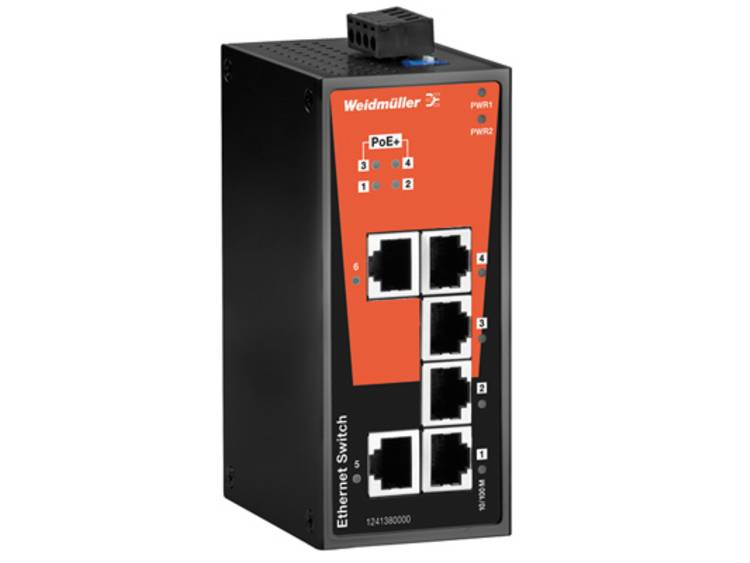 Weidmüller IE-SW-BL06T-2TX-4POE Industrial Ethernet Switch