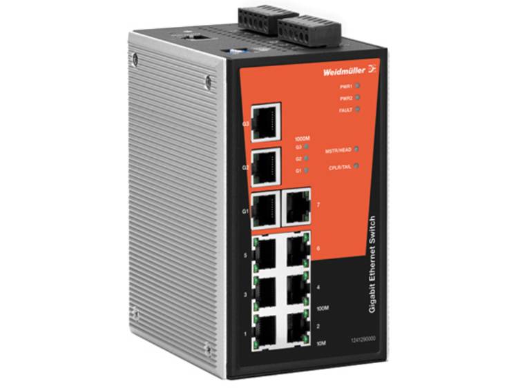 Weidmüller IE-SW-PL10MT-3GT-7TX Industrial Ethernet Switch