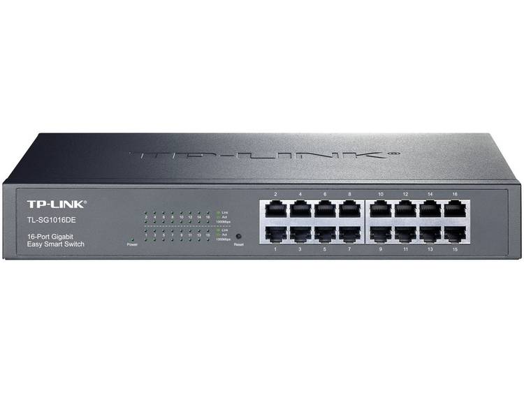 Tp-link TL-SG1016DE Netwerk switch 16 poorten 1 Gbit/s