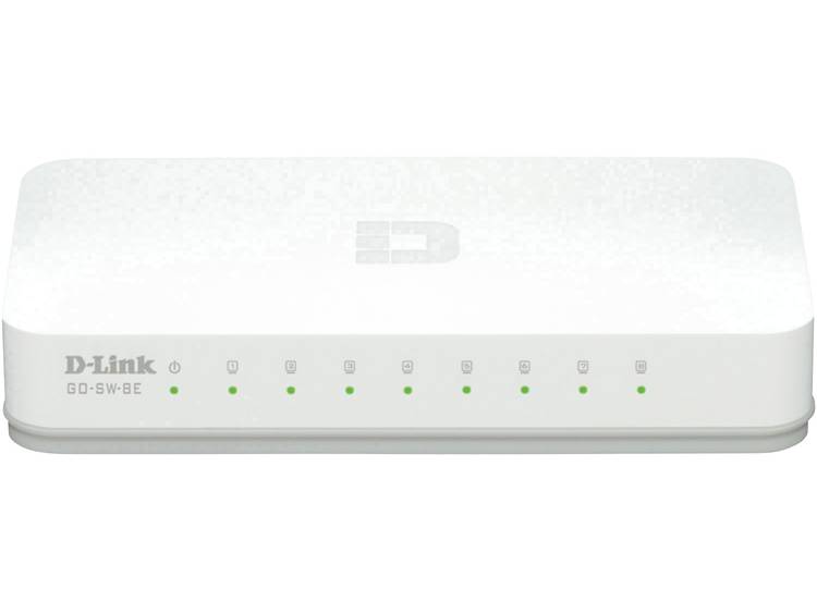D-link GO-SW-8E Netwerk switch 8 poorten 100 Mbit/s