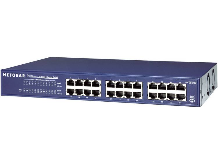 Netgear JGS524-200EUS 19 netwerk switch 24 poorten 100 Mbit/s