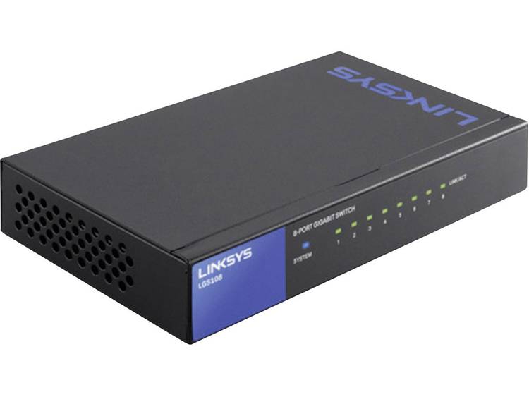 Linksys LGS108 - Zwart