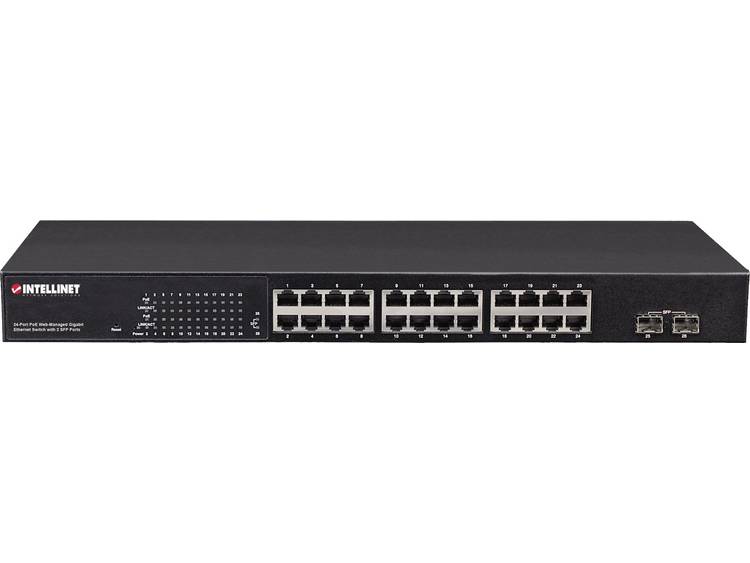 Intellinet 560559 Netwerk switch 24 + 2 poorten 1 Gbit/s PoE-functie