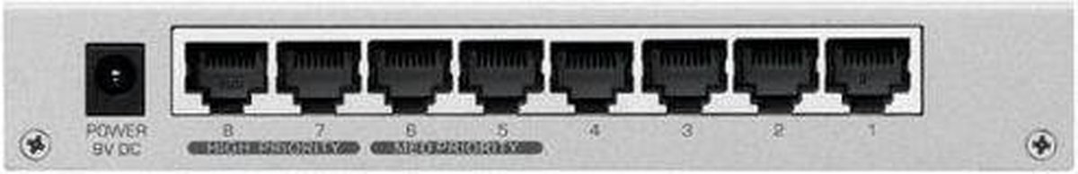 Zyxel GS-108B v3 8 Ports Netwerk switch 8 poorten 2.000 Mbit/s