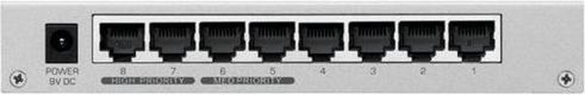 Zyxel GS-108B v3 8 Ports Netwerk switch 8 poorten 2.000 Mbit/s