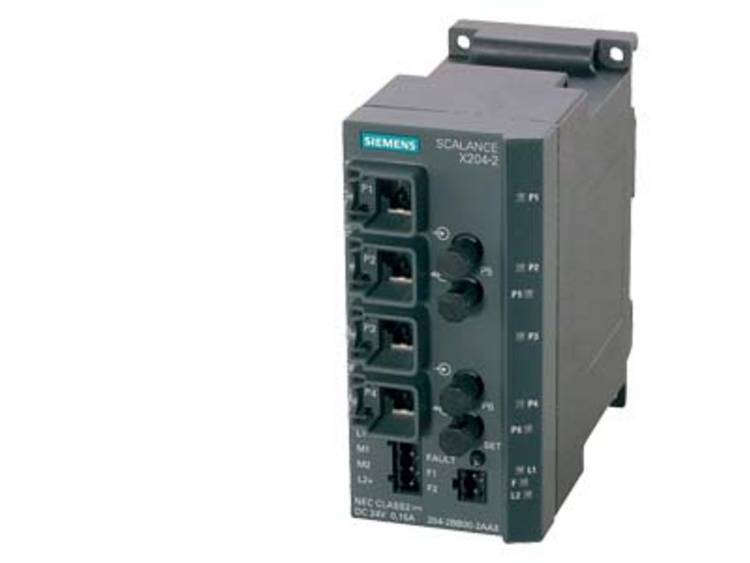 Siemens SCALANCE X204-2 Industrial Ethernet Switch 10 / 100 Mbit/s