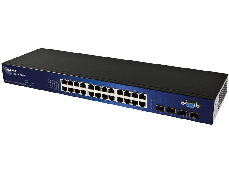 Allnet ALL-SG8428M Netwerk switch 24 + 4 poorten