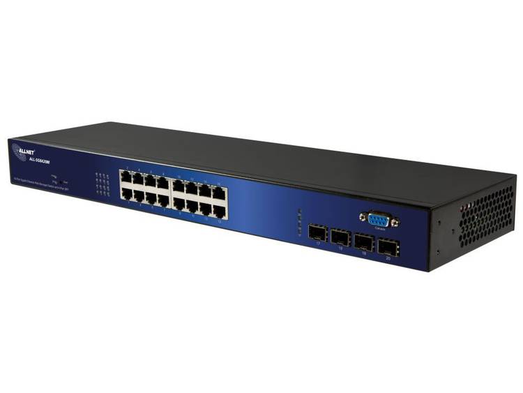 Allnet ALL-SG8420M 19 netwerk switch 16 + 4 poorten 1.000 Mbit/s