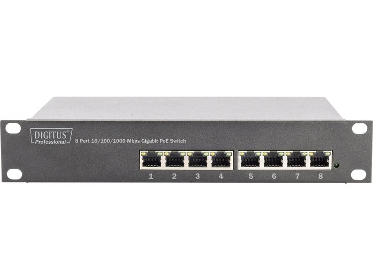 Digitus DN-95317 Netwerk switch 8 poorten 10 / 100 / 1000 Mbit/s PoE-functie