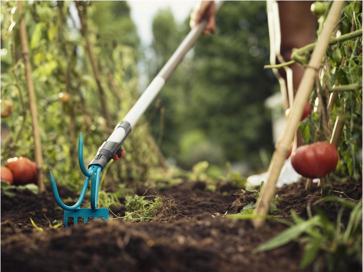 GARDENA Combisystem 2in1 Cultivator En Hark - Harken - - Turquoise