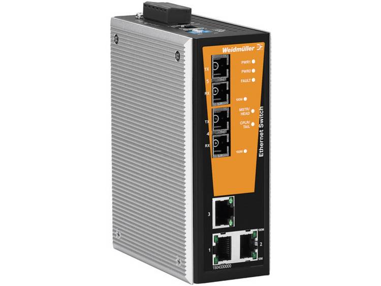 Weidmüller IE-SW-VL05M-3TX-2SC Industrial Ethernet Switch 10 / 100 Mbit/s