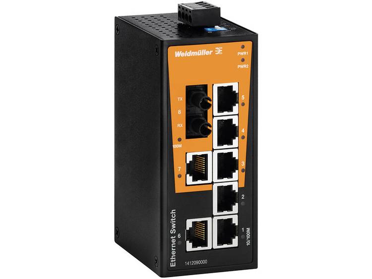 Weidmüller IE-SW-BL08-7TX-1ST Industrial Ethernet Switch 10 / 100 Mbit/s