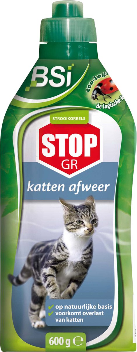 Bsi Stop Gr Kattenafweer - Afweermiddel - 600 g