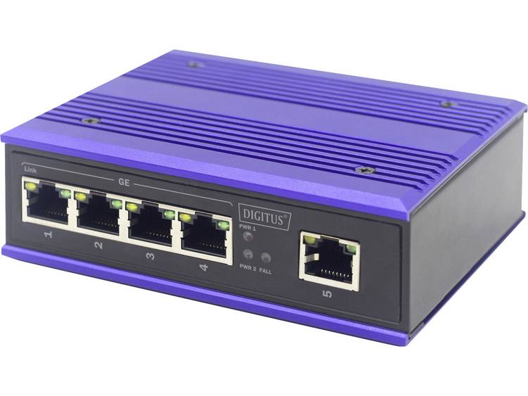 Digitus DN-650106 Industrial Ethernet Switch 8 poorten 10 / 100 Mbit/s