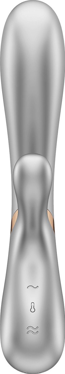 SATISFYER HOT LOVER VIBRATOR - Silver