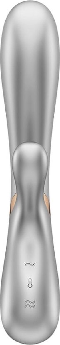 SATISFYER HOT LOVER VIBRATOR - Silver