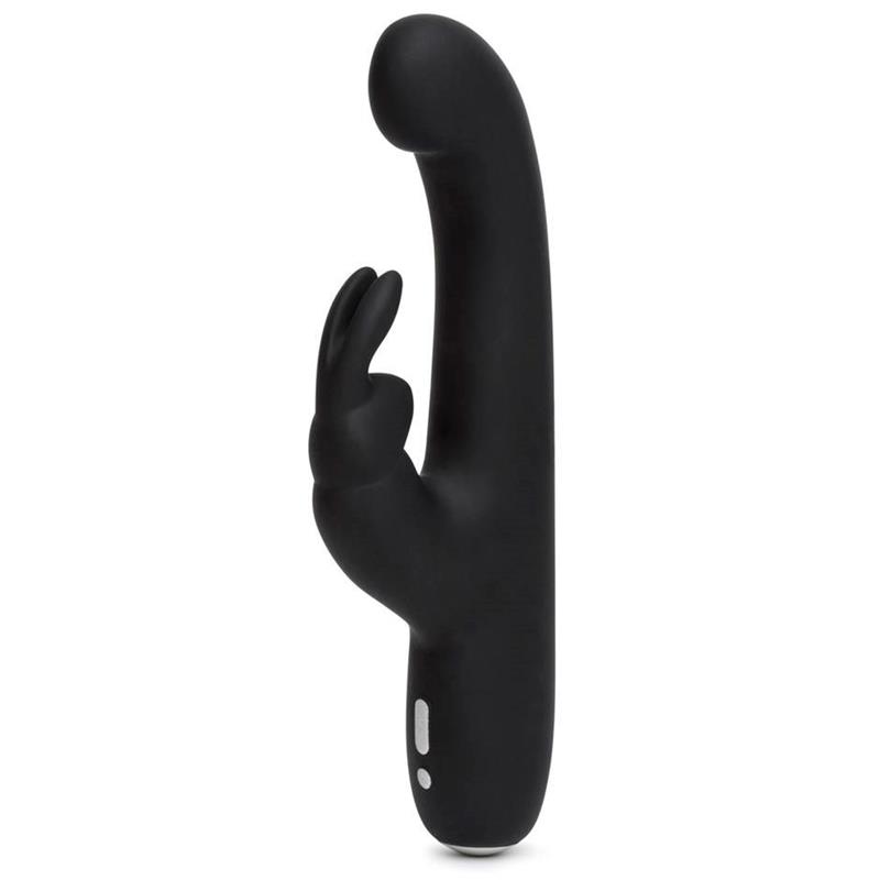 Happy Rabbit Vibe Slimline G-Spot Black - Zwart