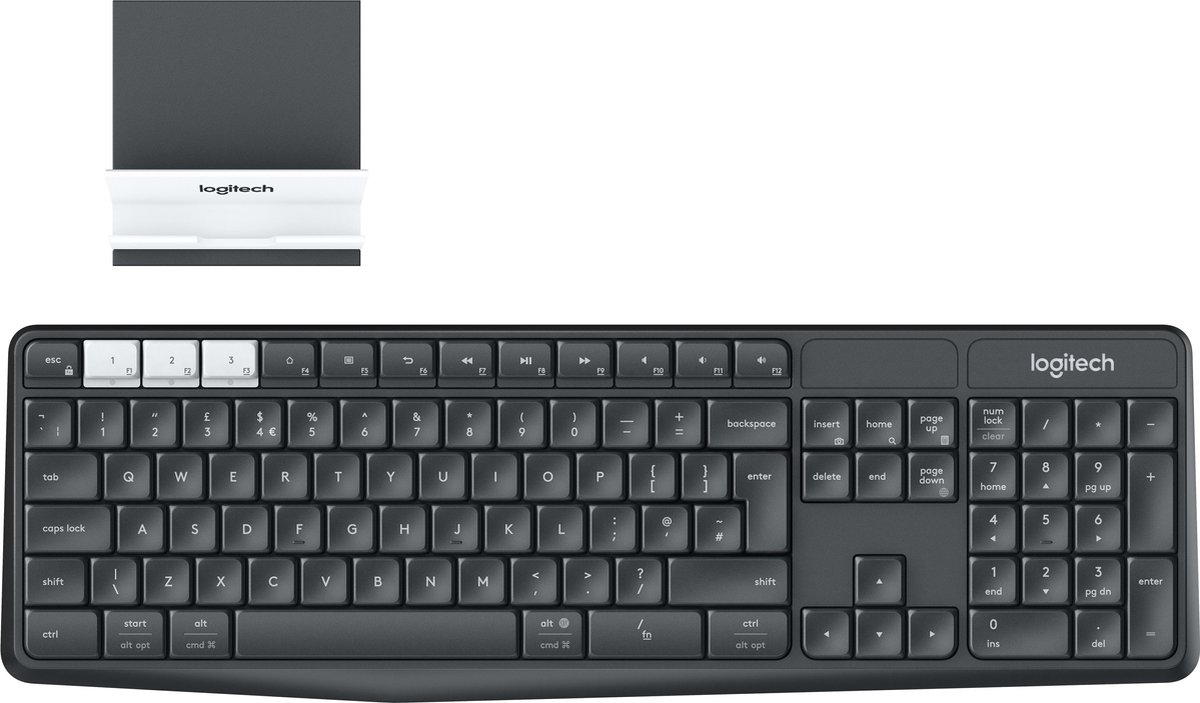 Logitech K375s Toetsenbord QWERTY - Zwart