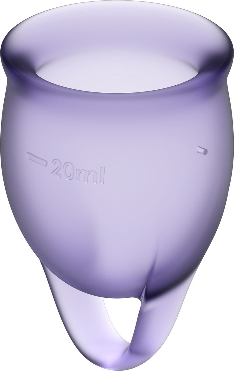 Feel Confident Menstrual Cup Lilla Pack of 2 - Paars