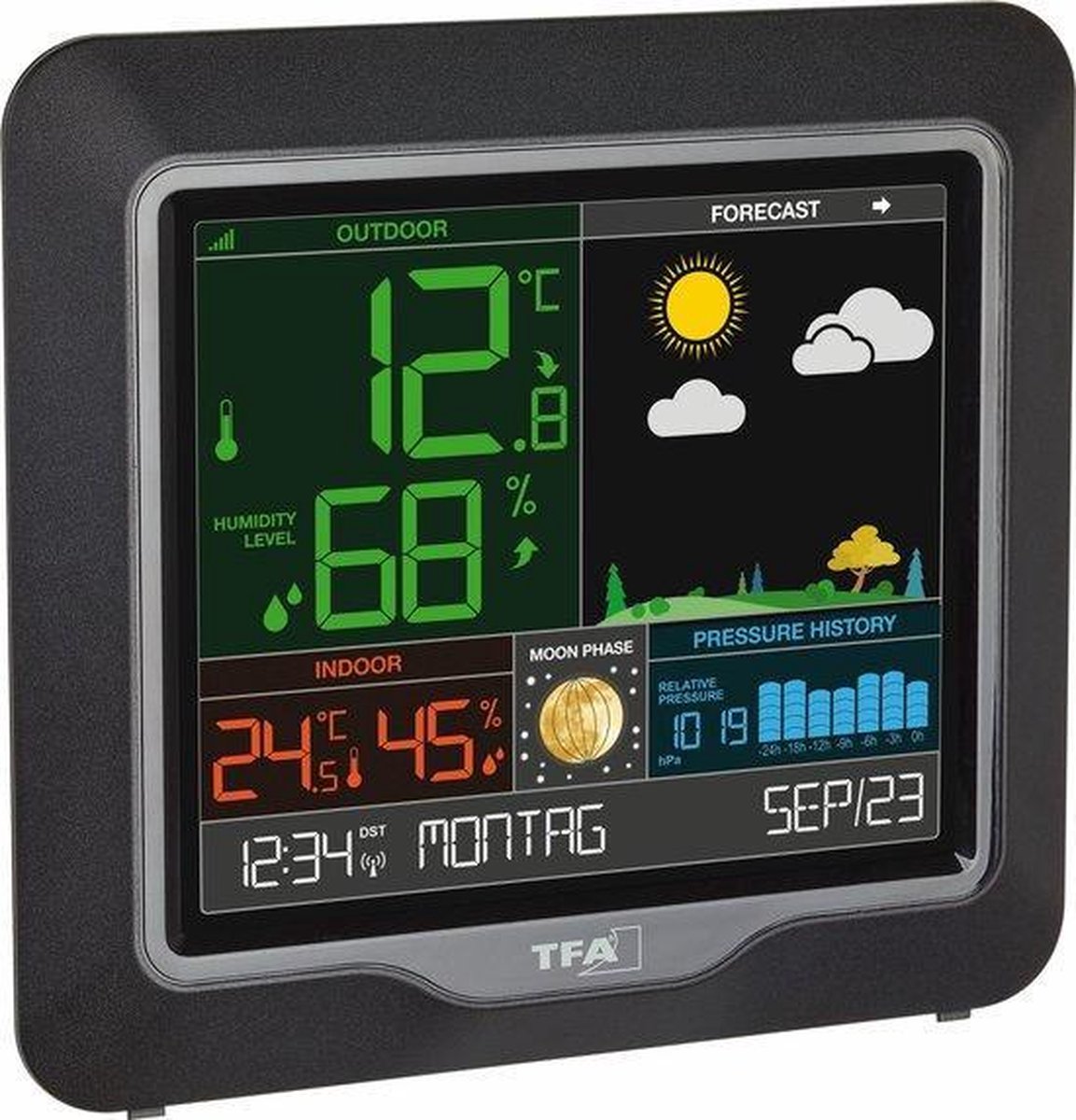 TFA Dostmann Season 35.1150.01 Digitaal draadloos weerstation Voorspelling voor 1 dag