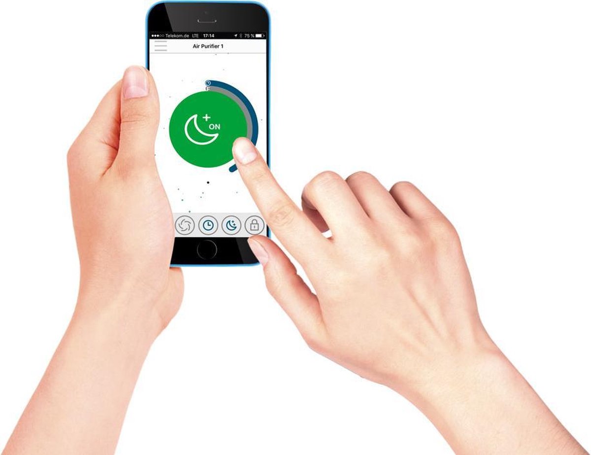 Ideal 73101011 Luchtreiniger 50 mÂ² Zilver, - Wit