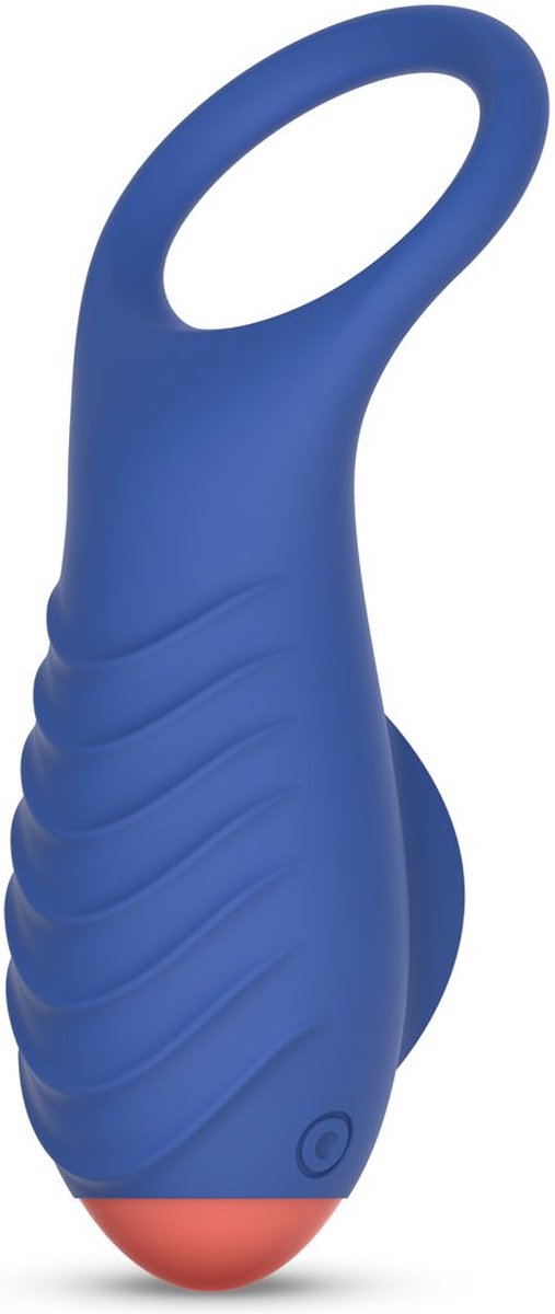 Feelz Toys Rring One Nighter Penis Ring with Vibration USB Silicone - Blauw