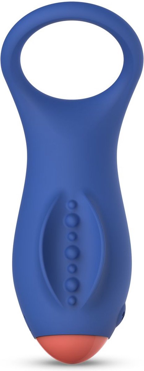 Feelz Toys Rring One Nighter Penis Ring with Vibration USB Silicone - Blauw