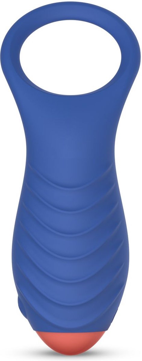 Feelz Toys Rring One Nighter Penis Ring with Vibration USB Silicone - Blauw