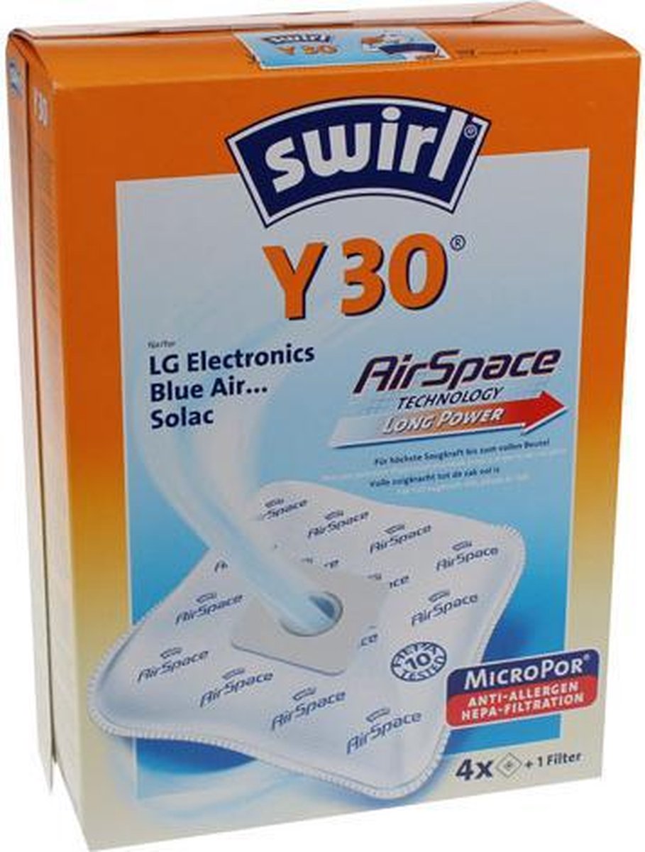 Swirl Y30 MicroPorÂ® Plus Stofzuigerzak 4 stuk(s)