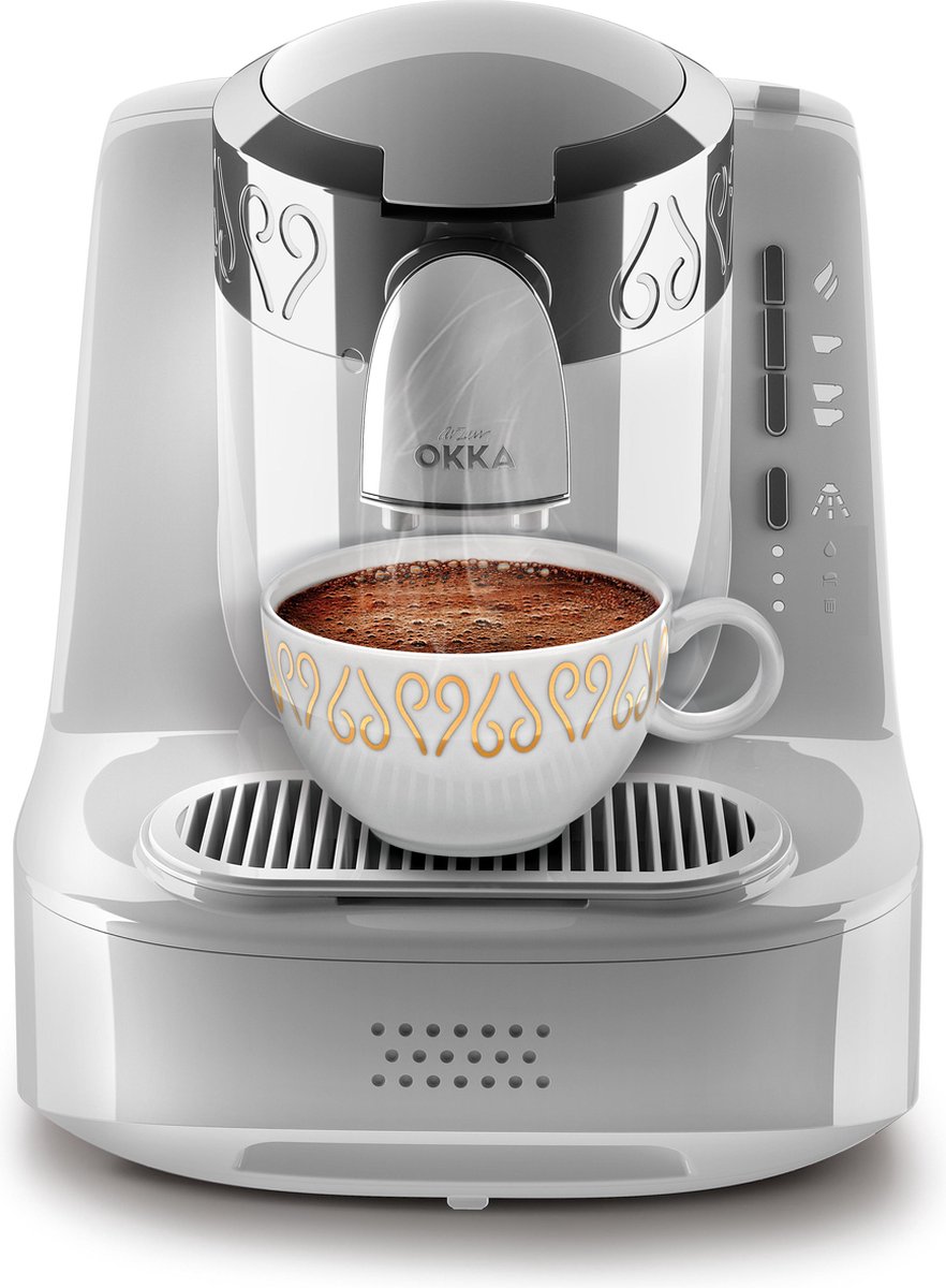Arzum Okka Mokka-automaat Wit, Zilver - Silver