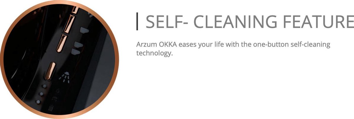 Arzum Okka Mokka-automaat Wit, Zilver - Silver