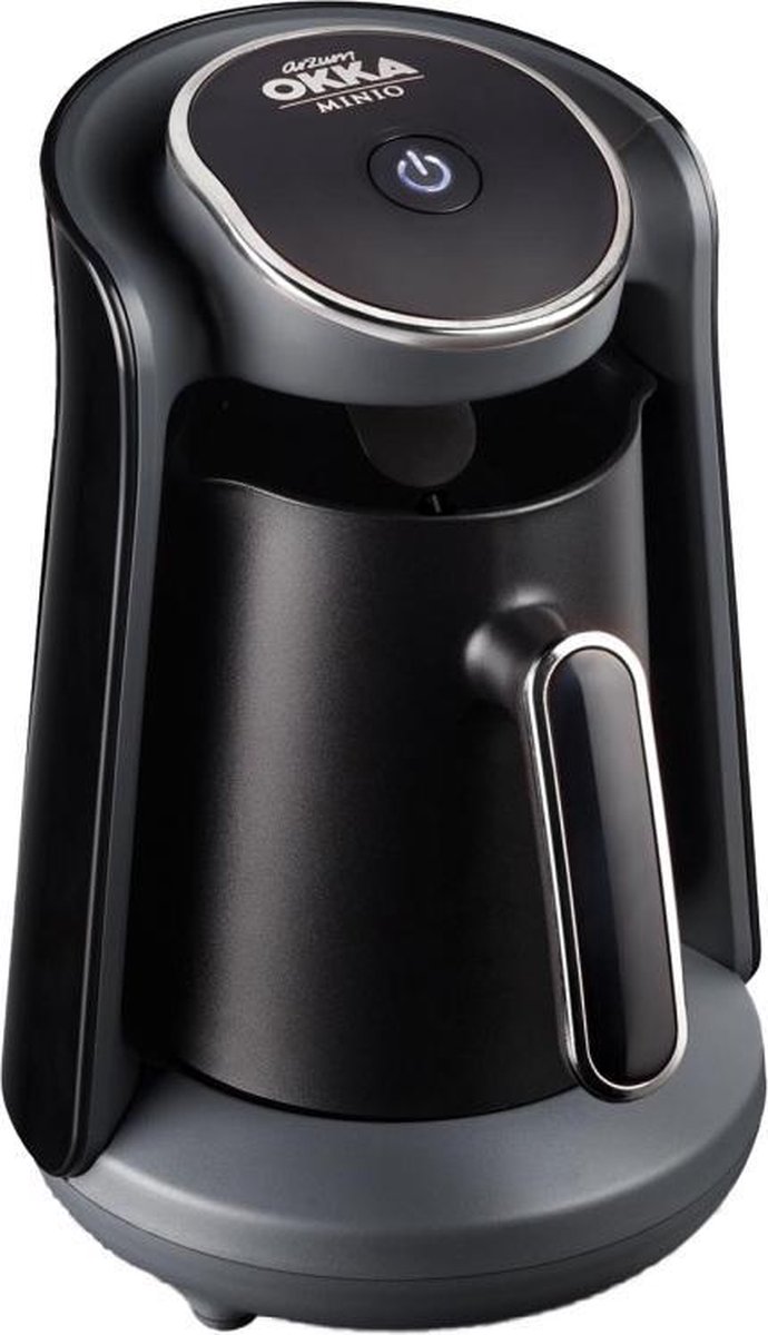 Arzum OKKA MINIO Mokka-koffieautomaat, Chroom - Zwart